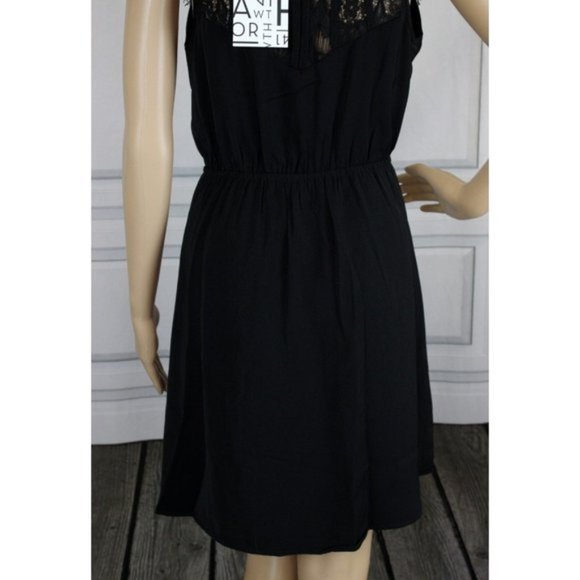 NWT Plus Stitch Fix 41 Hawthorne Black Dress M/P - Picture 8 of 9